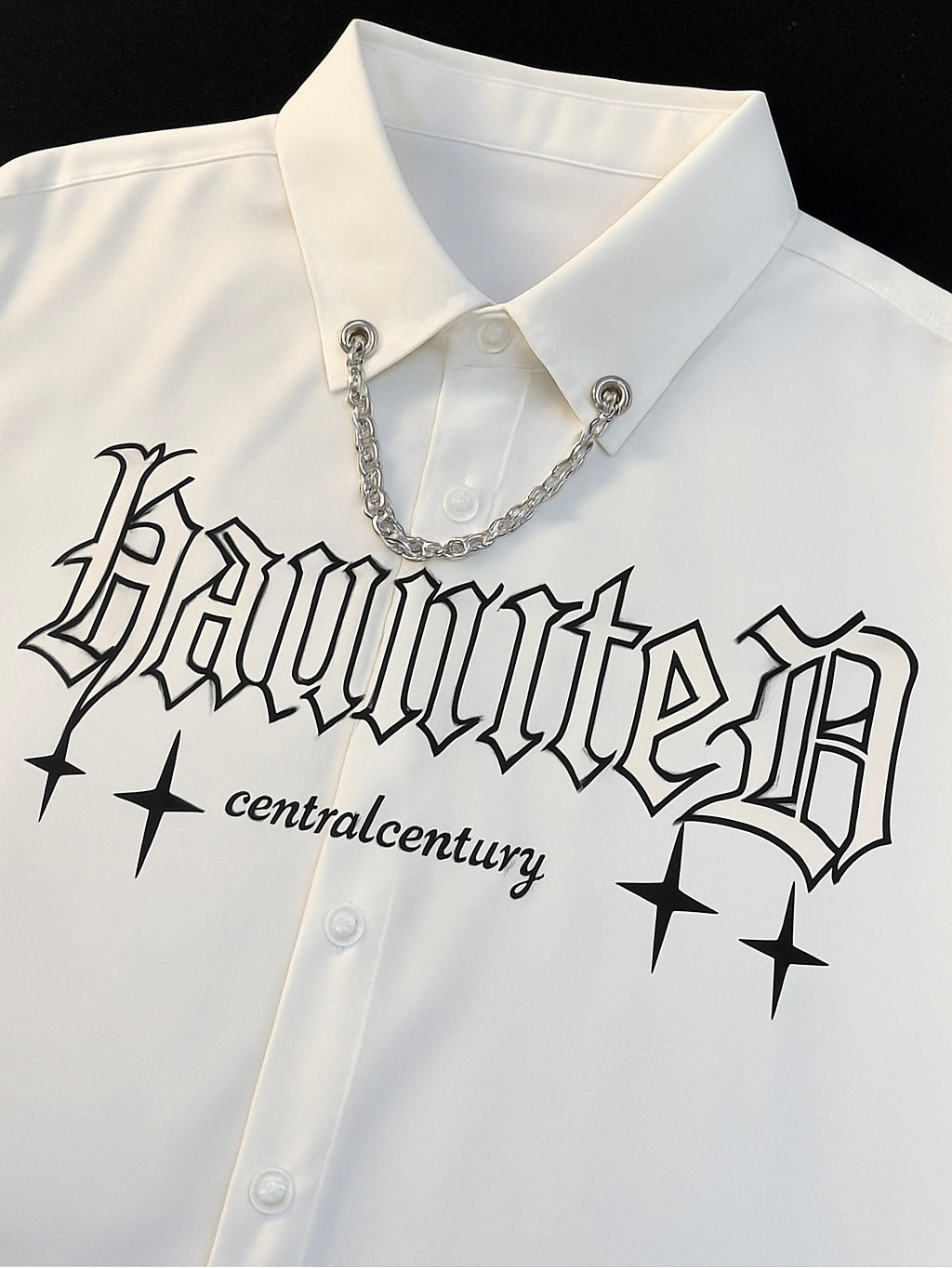 GOTHIC OVERSIZED STREETWEAR SHIRT.